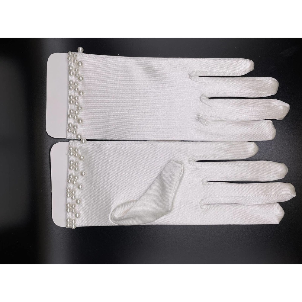 Maria Women's Luxurious Pearl Elegant Full-Fingered Gloves